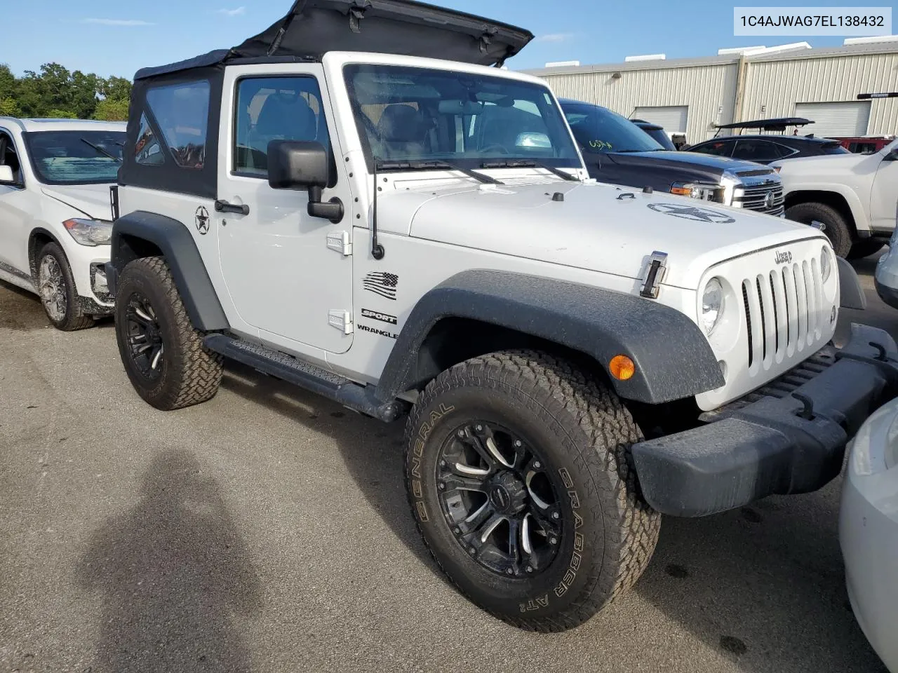 1C4AJWAG7EL138432 2014 Jeep Wrangler Sport