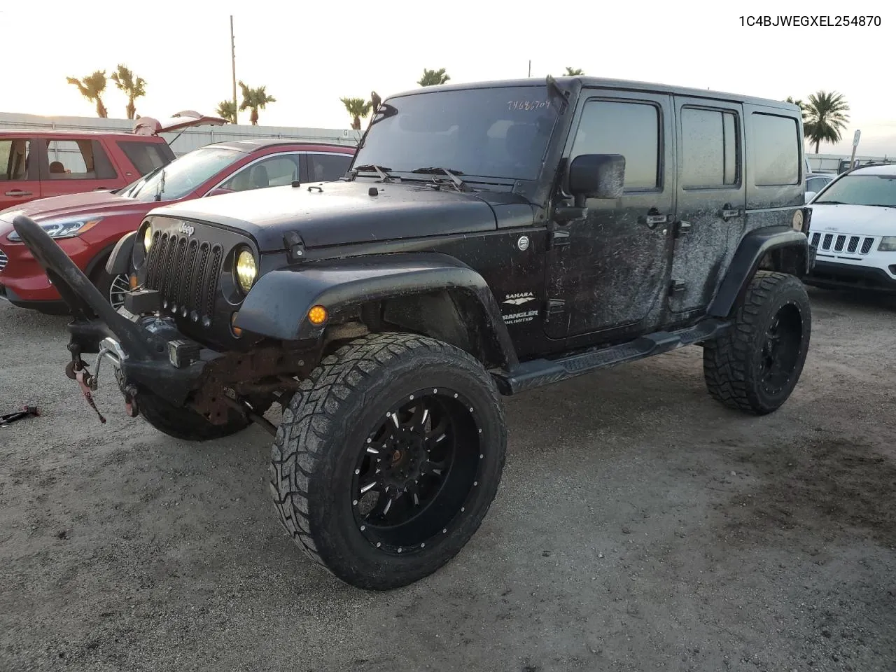 2014 Jeep Wrangler Unlimited Sahara VIN: 1C4BJWEGXEL254870 Lot: 74686704