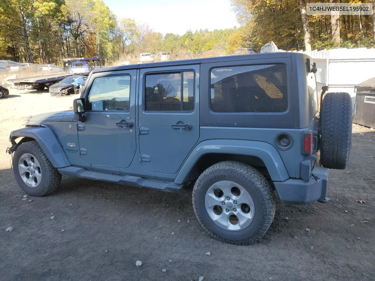 2014 Jeep Wrangler Unlimited Sahara VIN: 1C4HJWEG5EL195902 Lot: 74688534