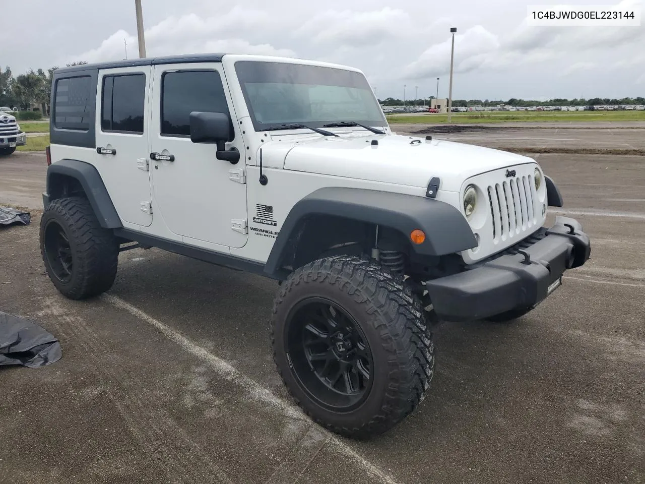 2014 Jeep Wrangler Unlimited Sport VIN: 1C4BJWDG0EL223144 Lot: 74815964