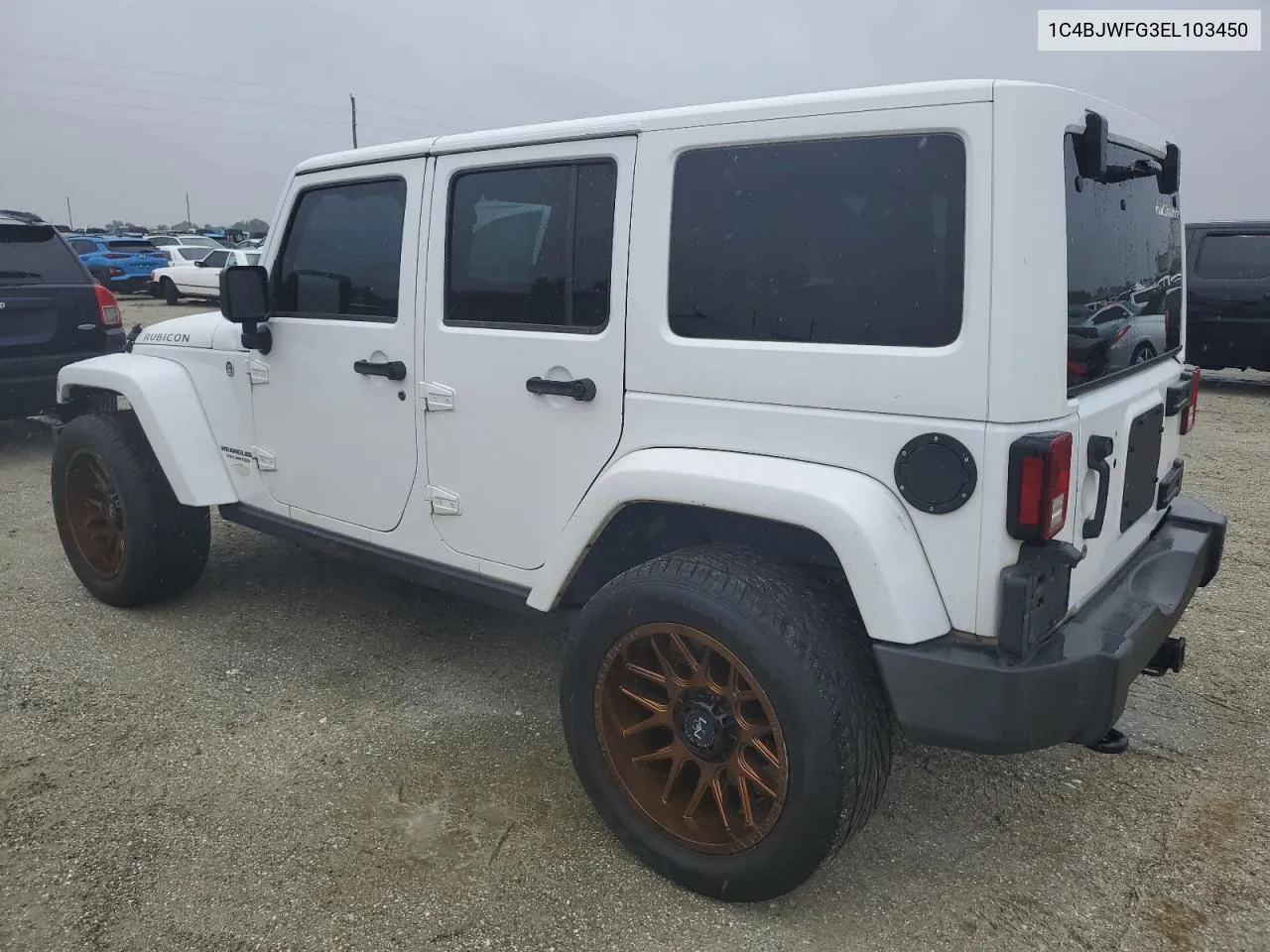 2014 Jeep Wrangler Unlimited Rubicon VIN: 1C4BJWFG3EL103450 Lot: 74893514