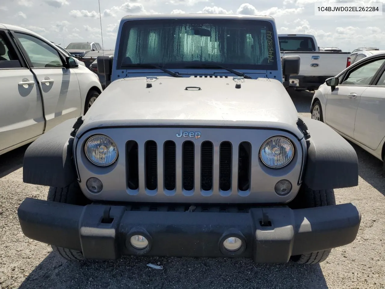 1C4BJWDG2EL262284 2014 Jeep Wrangler Unlimited Sport