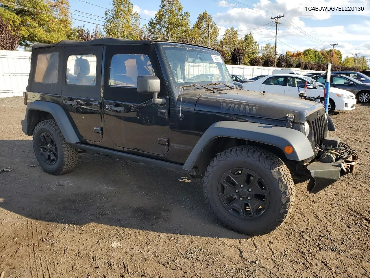 2014 Jeep Wrangler Unlimited Sport VIN: 1C4BJWDG7EL220130 Lot: 74989954