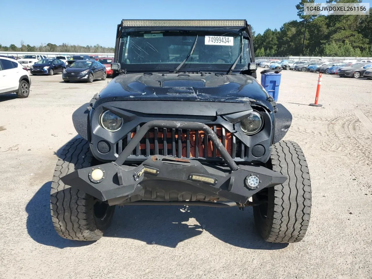 2014 Jeep Wrangler Unlimited Sport VIN: 1C4BJWDGXEL261156 Lot: 74999434