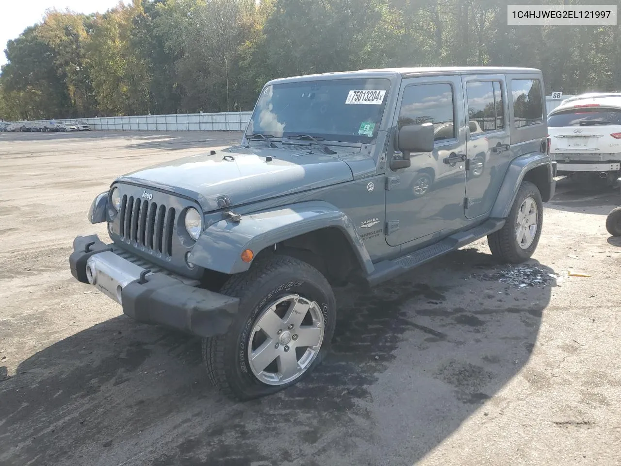 2014 Jeep Wrangler Unlimited Sahara VIN: 1C4HJWEG2EL121997 Lot: 75013204