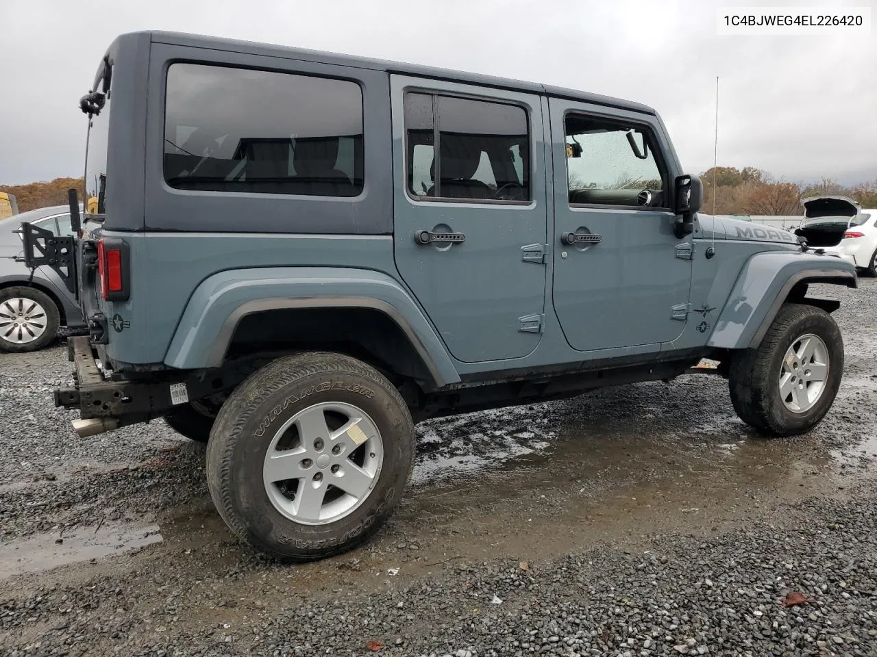 2014 Jeep Wrangler Unlimited Sahara VIN: 1C4BJWEG4EL226420 Lot: 75082674