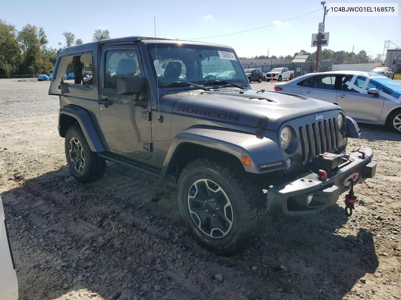 2014 Jeep Wrangler Rubicon VIN: 1C4BJWCG1EL168575 Lot: 75095814