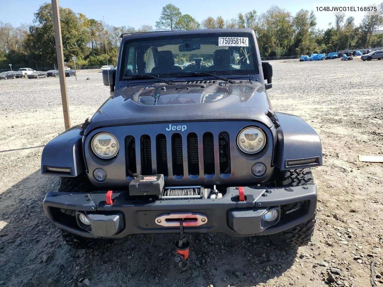 2014 Jeep Wrangler Rubicon VIN: 1C4BJWCG1EL168575 Lot: 75095814