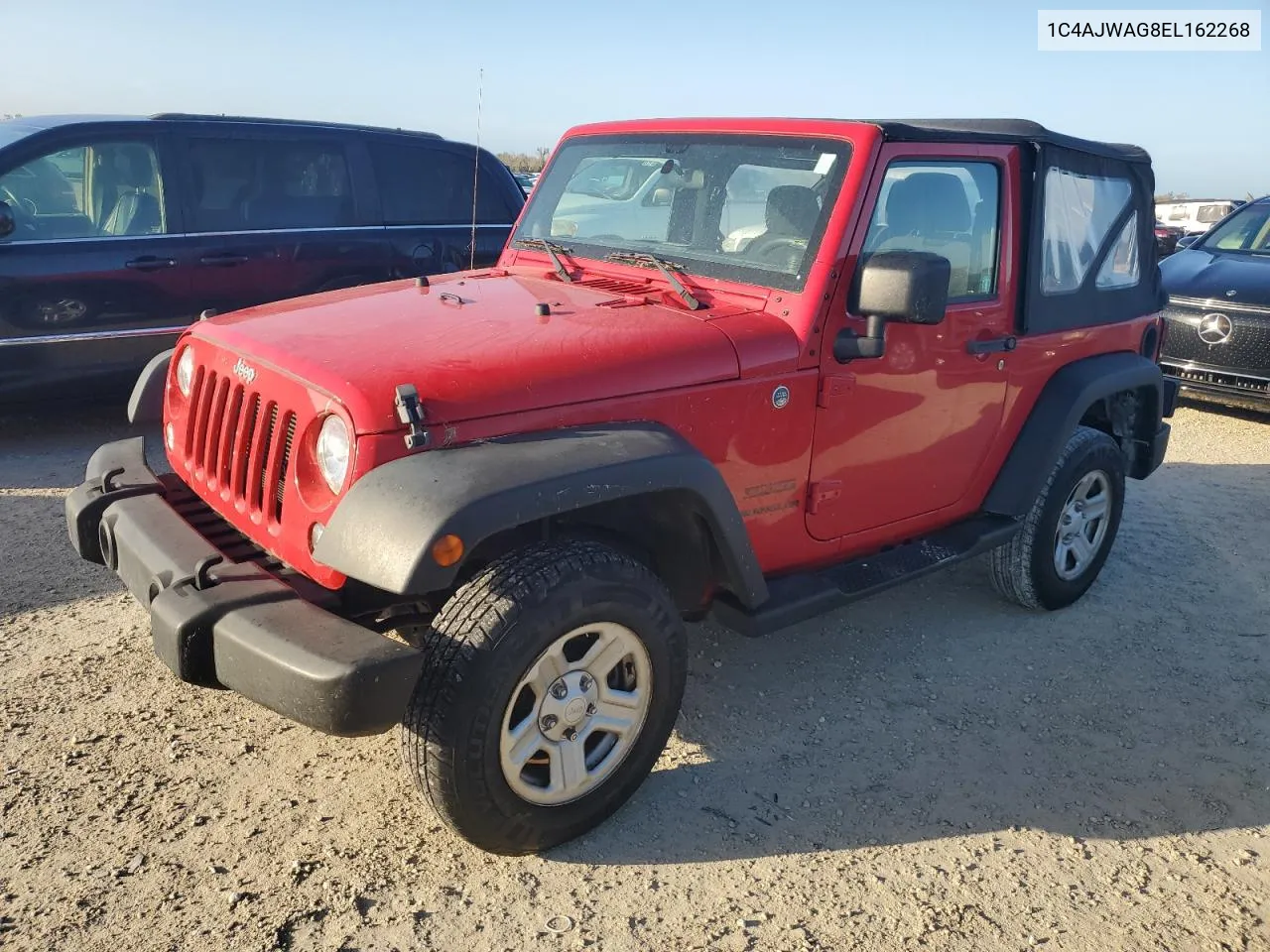 2014 Jeep Wrangler Sport VIN: 1C4AJWAG8EL162268 Lot: 75360114