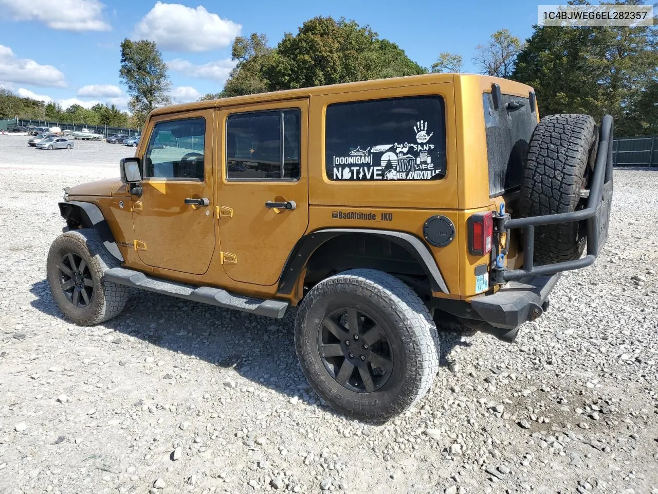 2014 Jeep Wrangler Unlimited Sahara VIN: 1C4BJWEG6EL282357 Lot: 75462484