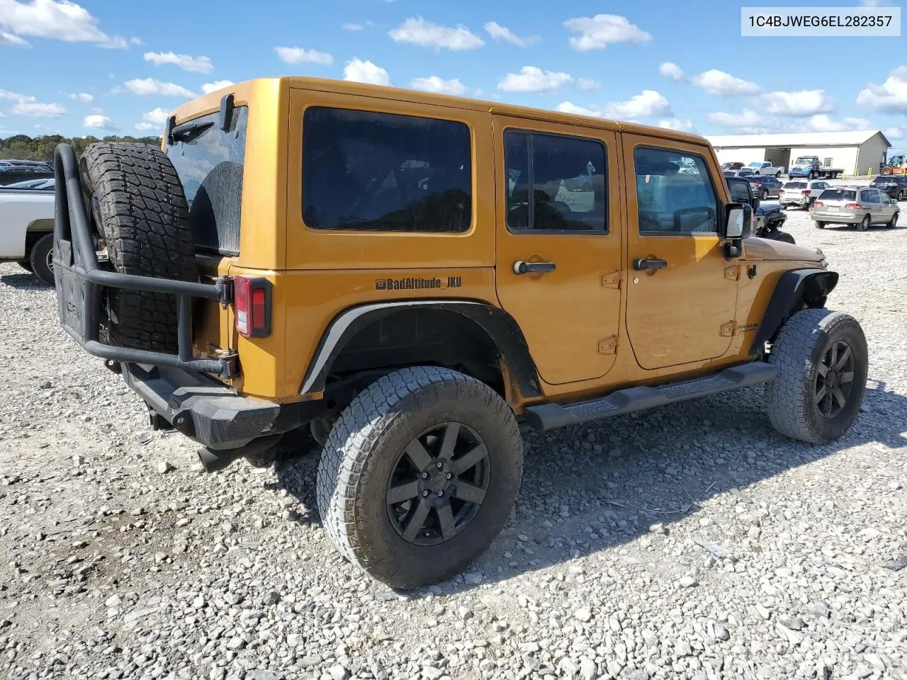 2014 Jeep Wrangler Unlimited Sahara VIN: 1C4BJWEG6EL282357 Lot: 75462484