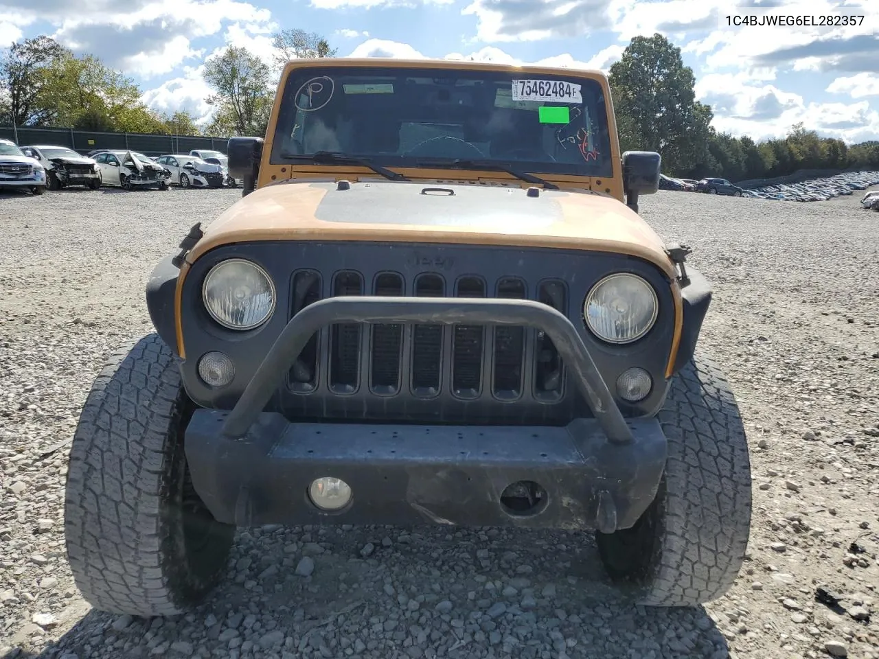 2014 Jeep Wrangler Unlimited Sahara VIN: 1C4BJWEG6EL282357 Lot: 75462484