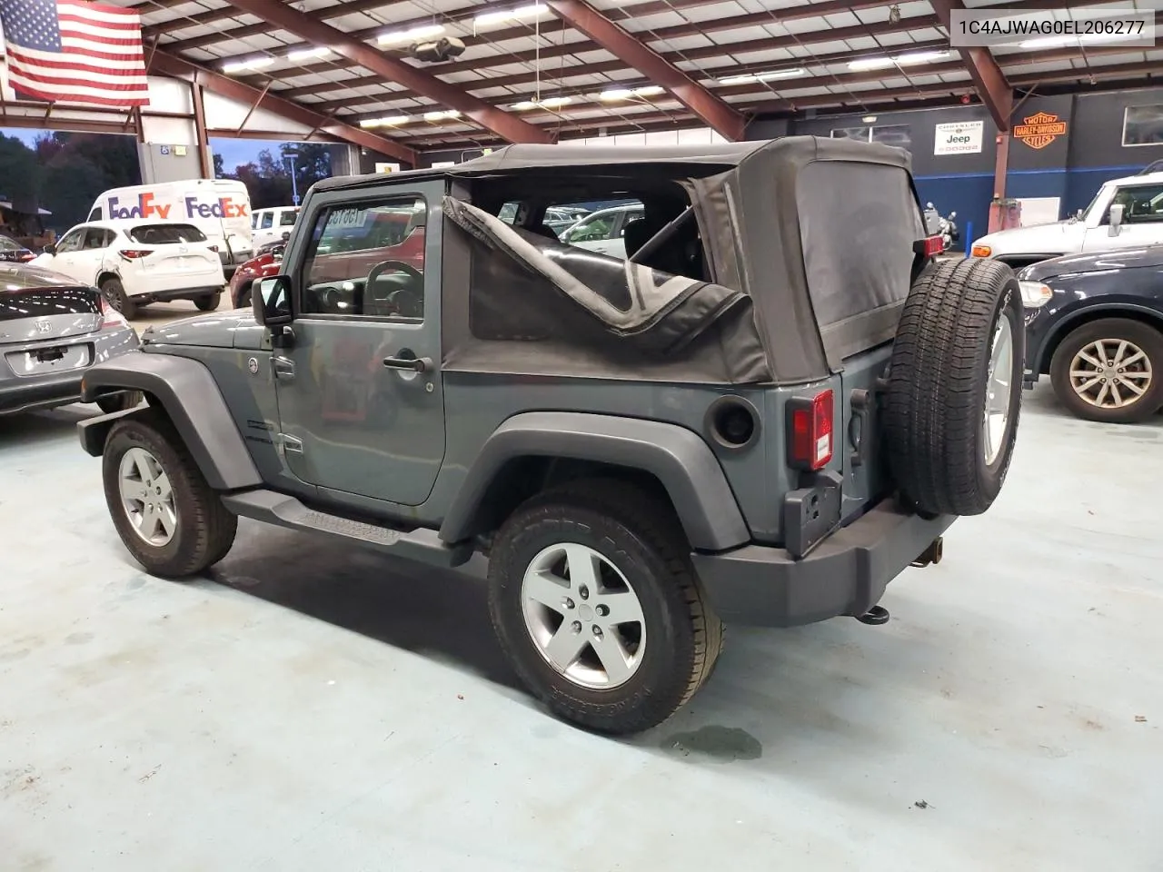 2014 Jeep Wrangler Sport VIN: 1C4AJWAG0EL206277 Lot: 75613584