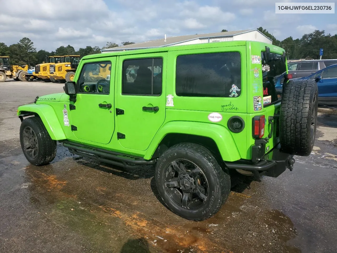 2014 Jeep Wrangler Unlimited Rubicon VIN: 1C4HJWFG6EL230736 Lot: 75651764