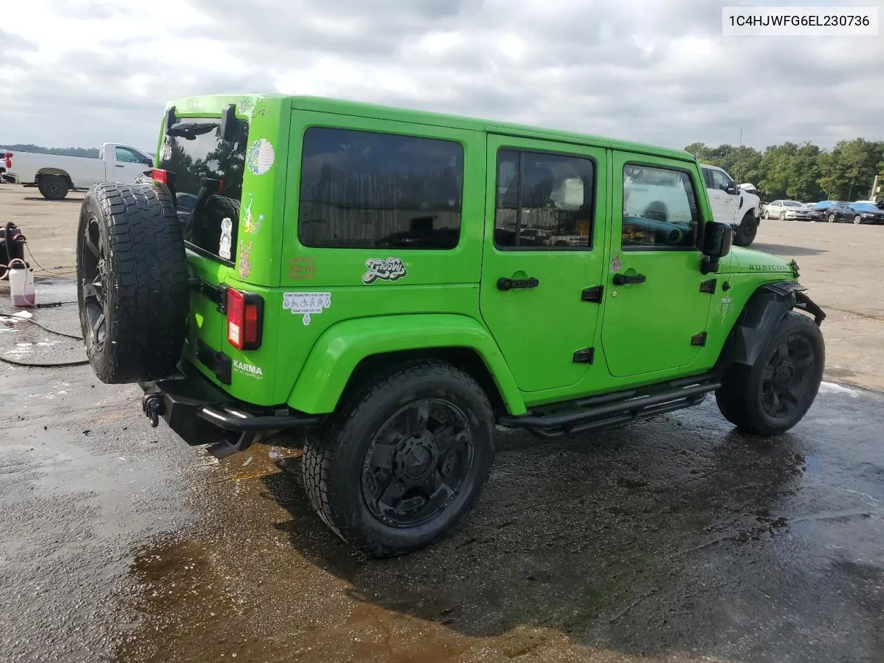 2014 Jeep Wrangler Unlimited Rubicon VIN: 1C4HJWFG6EL230736 Lot: 75651764