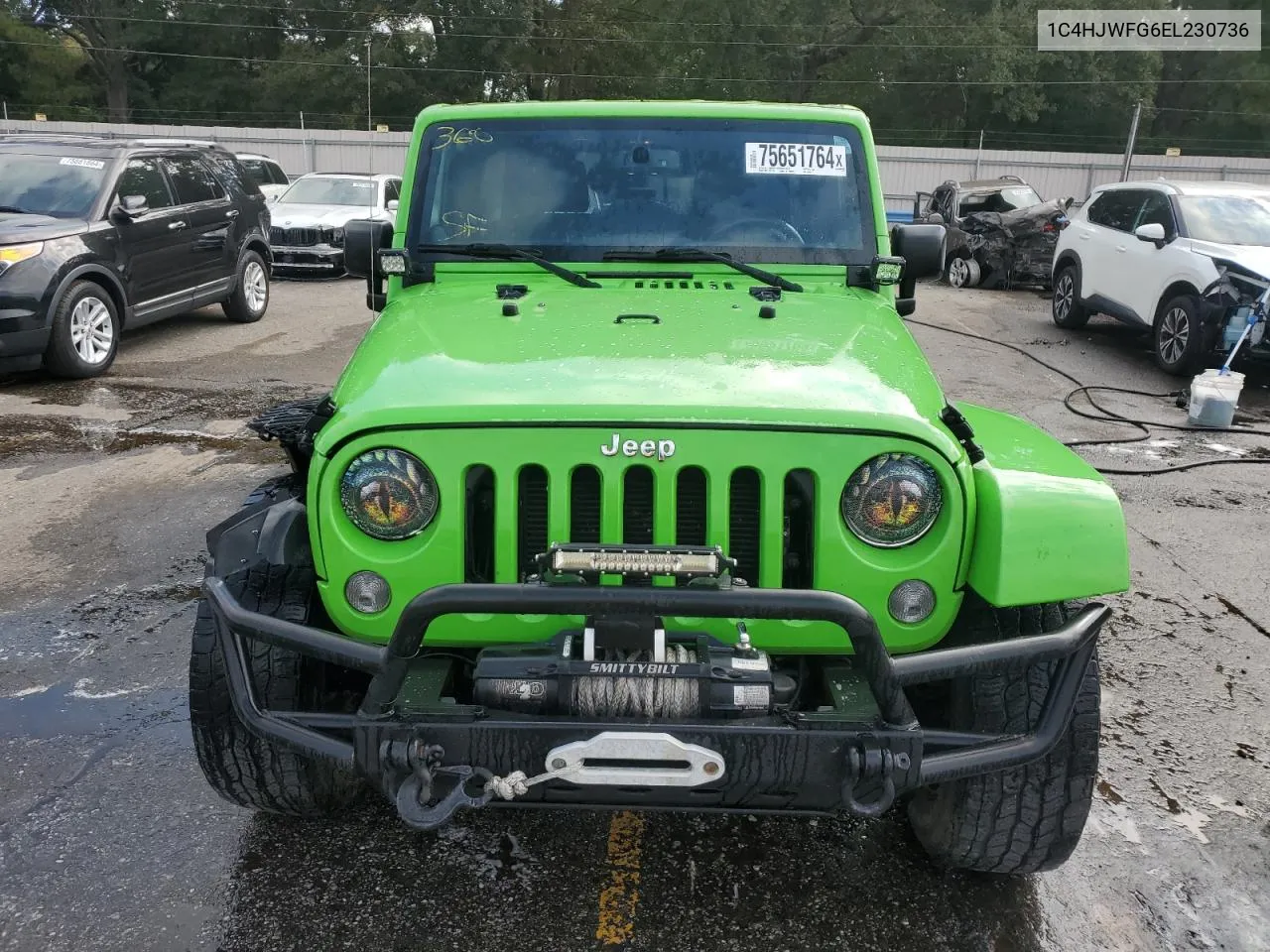 2014 Jeep Wrangler Unlimited Rubicon VIN: 1C4HJWFG6EL230736 Lot: 75651764