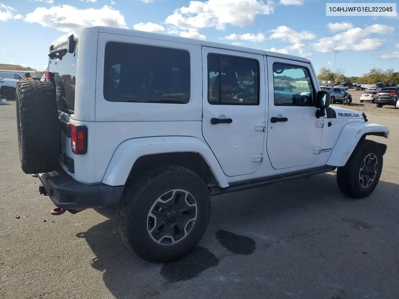 2014 Jeep Wrangler Unlimited Rubicon VIN: 1C4HJWFG1EL322045 Lot: 75749504