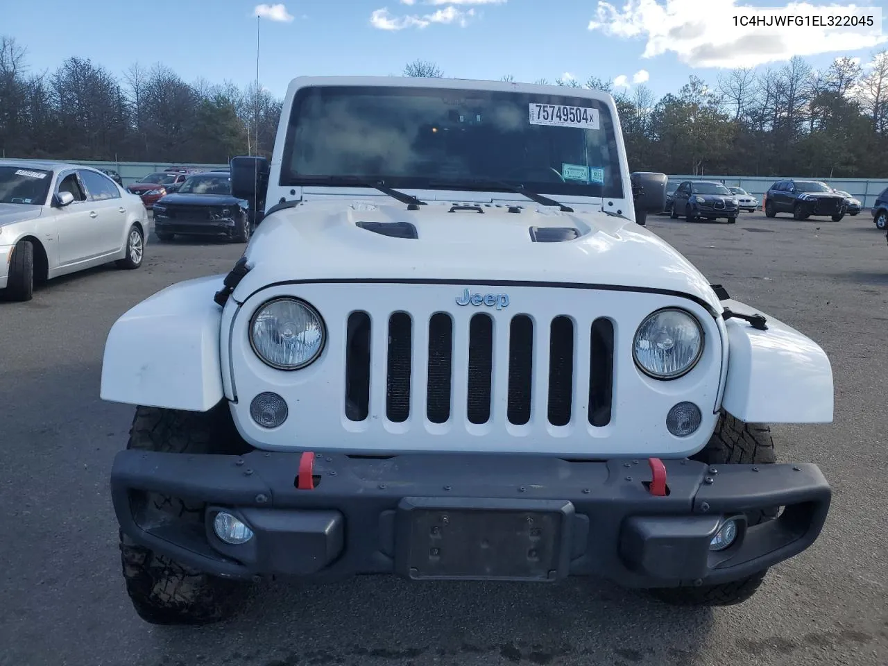 2014 Jeep Wrangler Unlimited Rubicon VIN: 1C4HJWFG1EL322045 Lot: 75749504