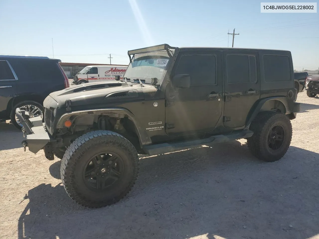 2014 Jeep Wrangler Unlimited Sport VIN: 1C4BJWDG5EL228002 Lot: 75800304