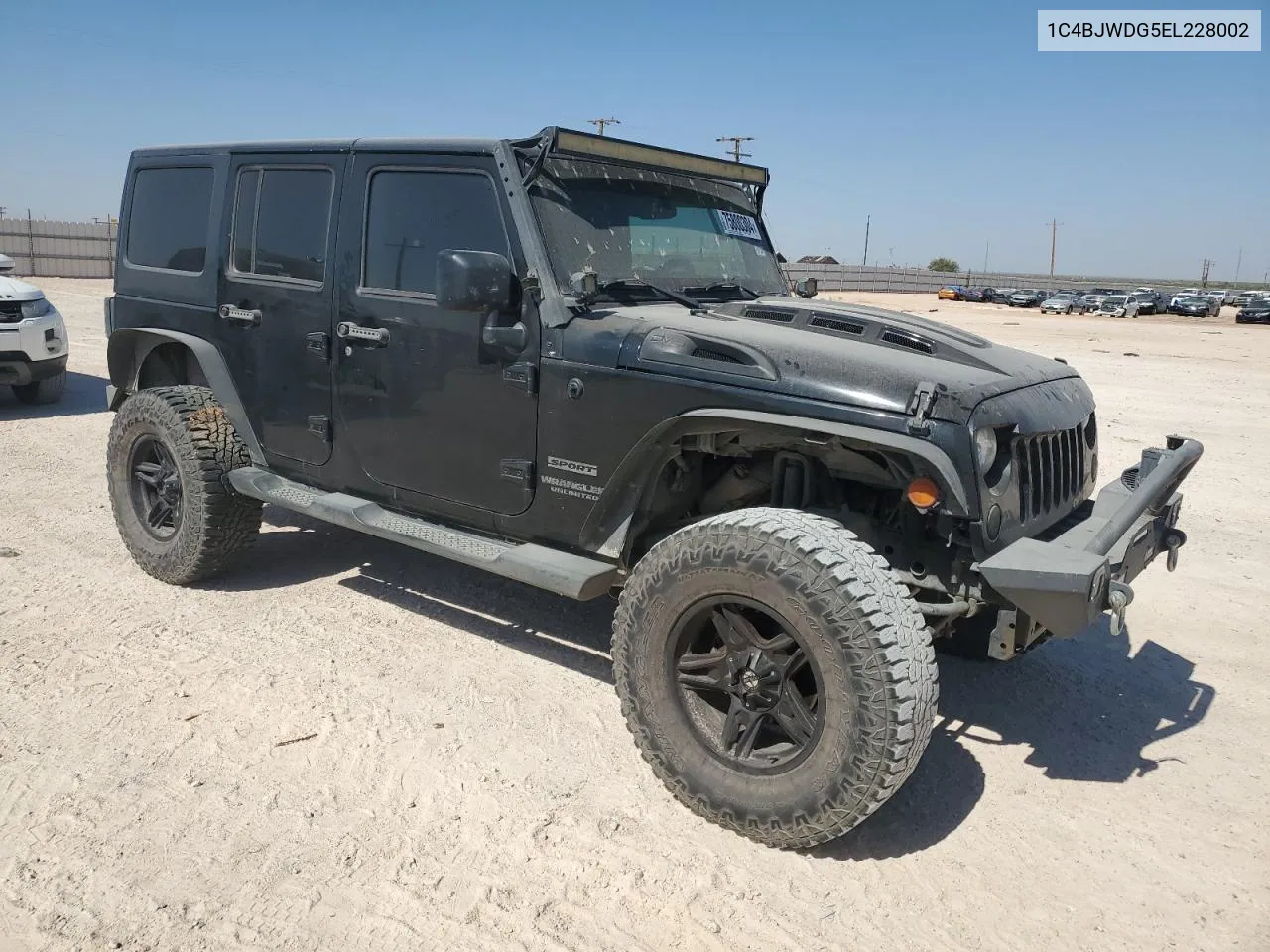 2014 Jeep Wrangler Unlimited Sport VIN: 1C4BJWDG5EL228002 Lot: 75800304