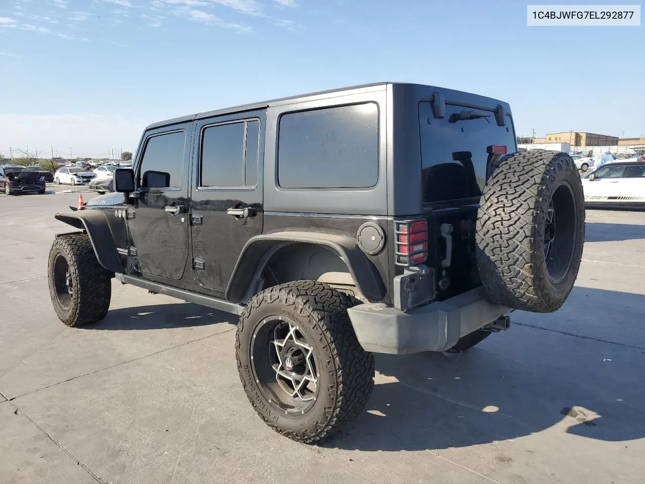 2014 Jeep Wrangler Unlimited Rubicon VIN: 1C4BJWFG7EL292877 Lot: 75815564