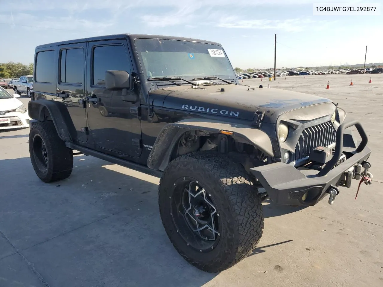 2014 Jeep Wrangler Unlimited Rubicon VIN: 1C4BJWFG7EL292877 Lot: 75815564