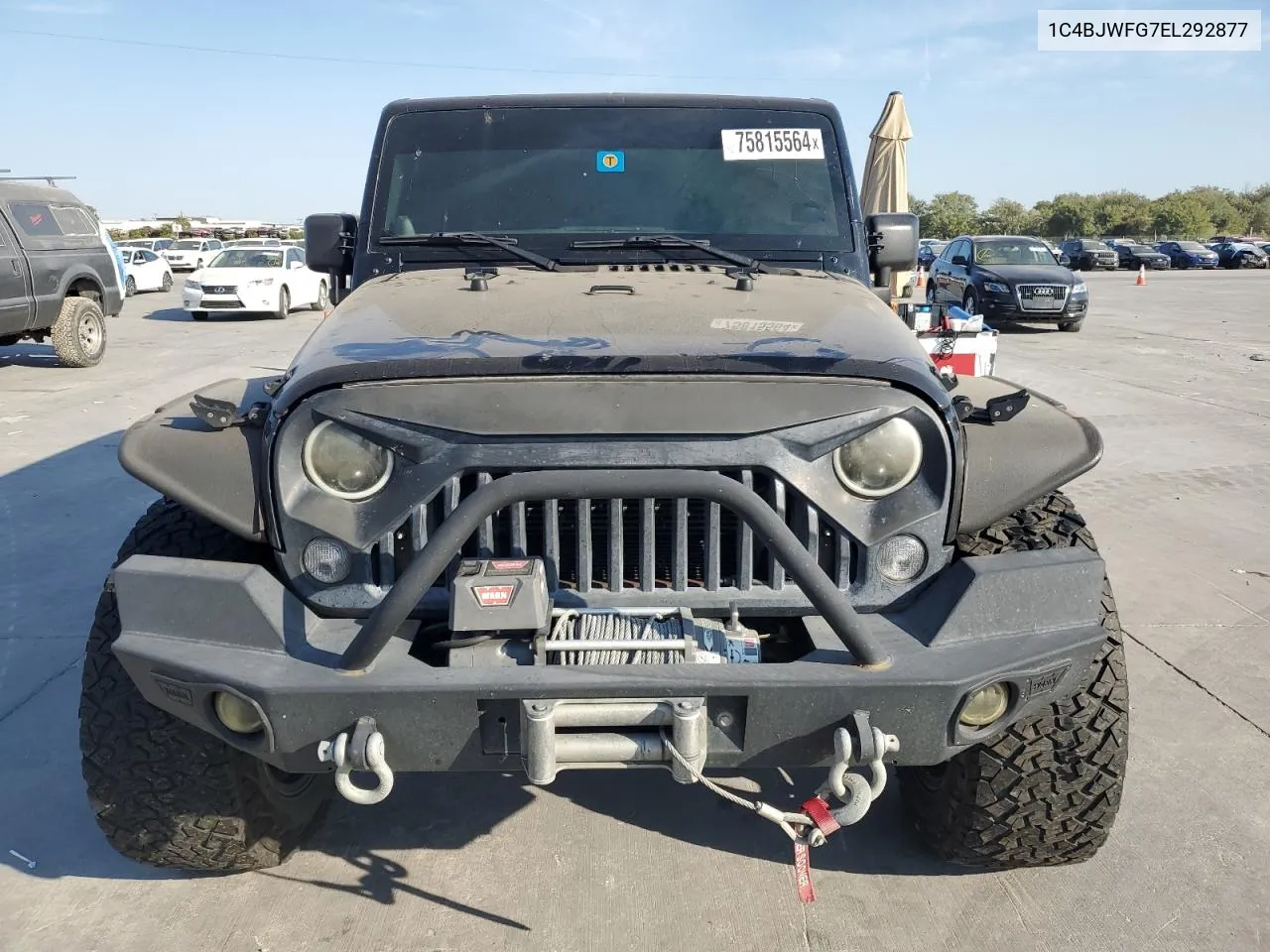 2014 Jeep Wrangler Unlimited Rubicon VIN: 1C4BJWFG7EL292877 Lot: 75815564