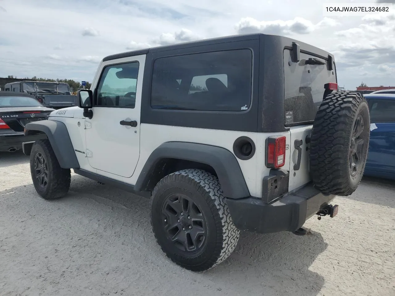 2014 Jeep Wrangler Sport VIN: 1C4AJWAG7EL324682 Lot: 75881574