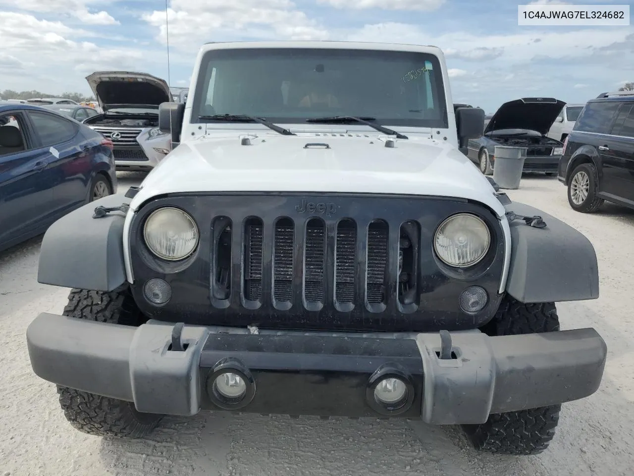 2014 Jeep Wrangler Sport VIN: 1C4AJWAG7EL324682 Lot: 75881574