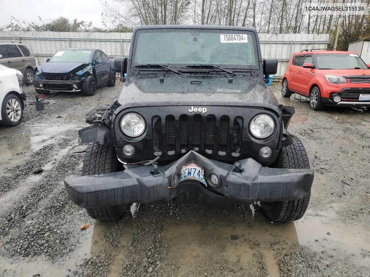 1C4AJWAG5EL315138 2014 Jeep Wrangler Sport