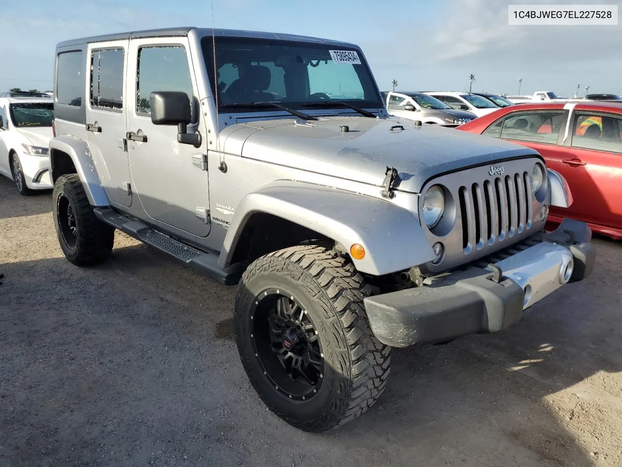 2014 Jeep Wrangler Unlimited Sahara VIN: 1C4BJWEG7EL227528 Lot: 75895434