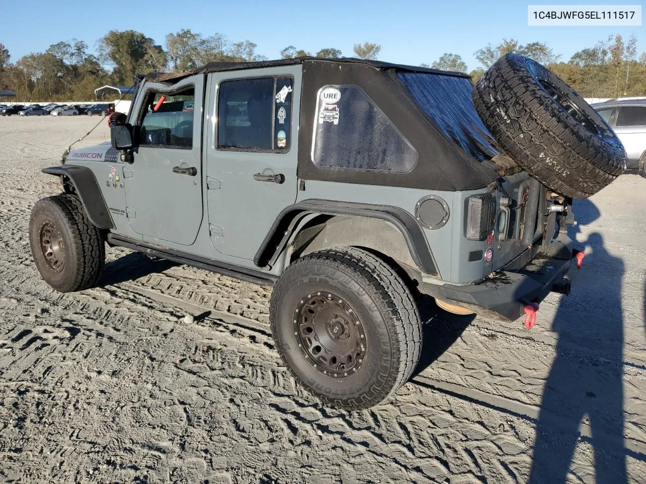 2014 Jeep Wrangler Unlimited Rubicon VIN: 1C4BJWFG5EL111517 Lot: 75943004