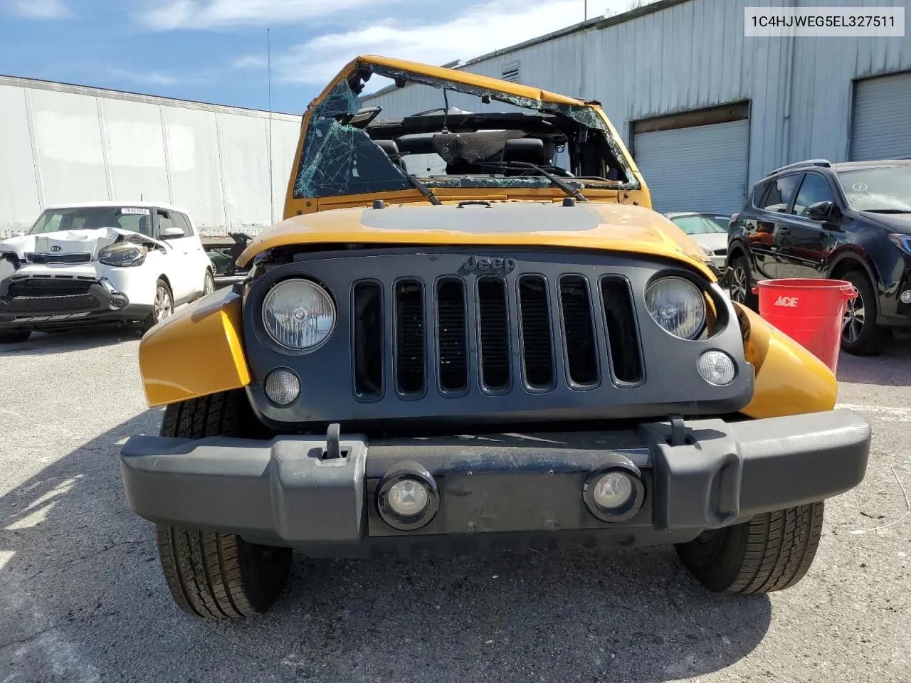 2014 Jeep Wrangler Unlimited Sahara VIN: 1C4HJWEG5EL327511 Lot: 76008834