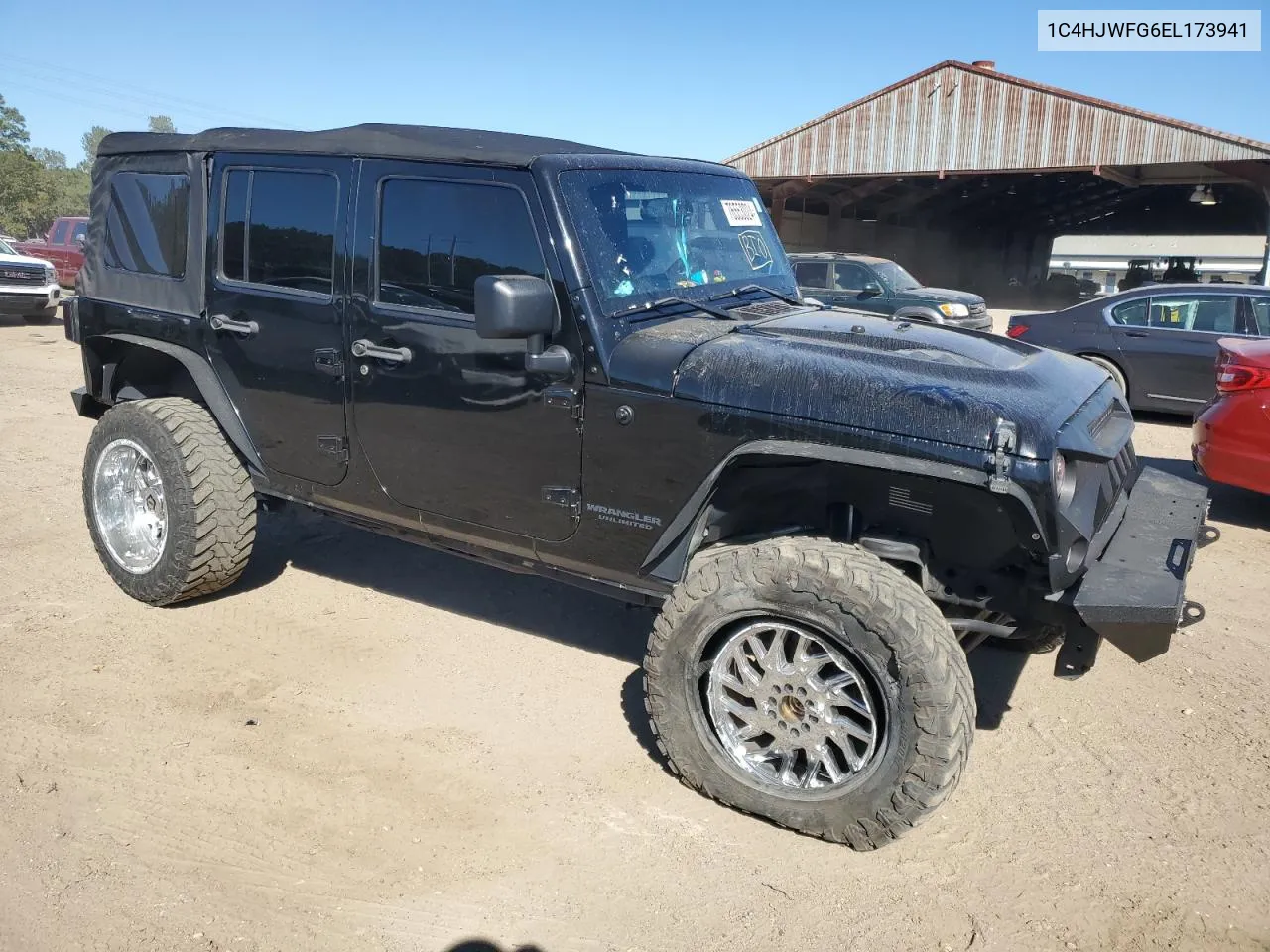 2014 Jeep Wrangler Unlimited Rubicon VIN: 1C4HJWFG6EL173941 Lot: 76553024