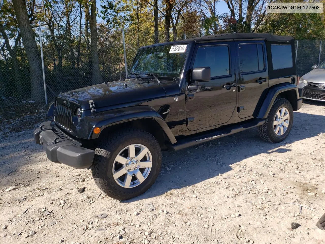 2014 Jeep Wrangler Unlimited Sport VIN: 1C4BJWDG1EL177503 Lot: 76569834