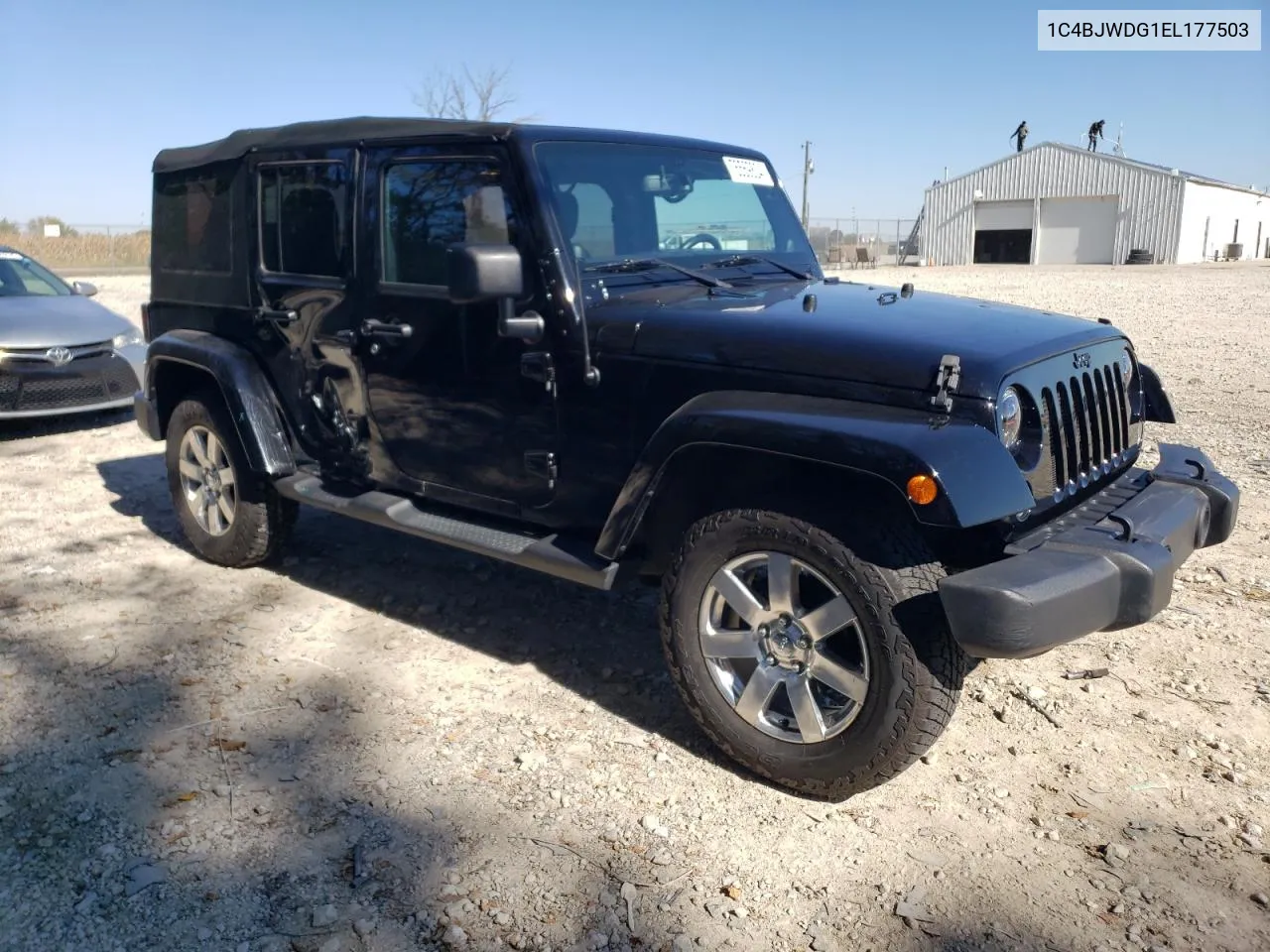 2014 Jeep Wrangler Unlimited Sport VIN: 1C4BJWDG1EL177503 Lot: 76569834