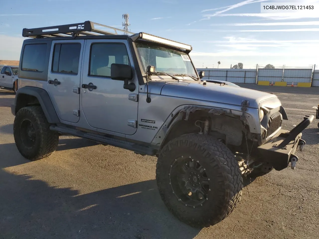 2014 Jeep Wrangler Unlimited Sport VIN: 1C4BJWDG7EL121453 Lot: 76603404