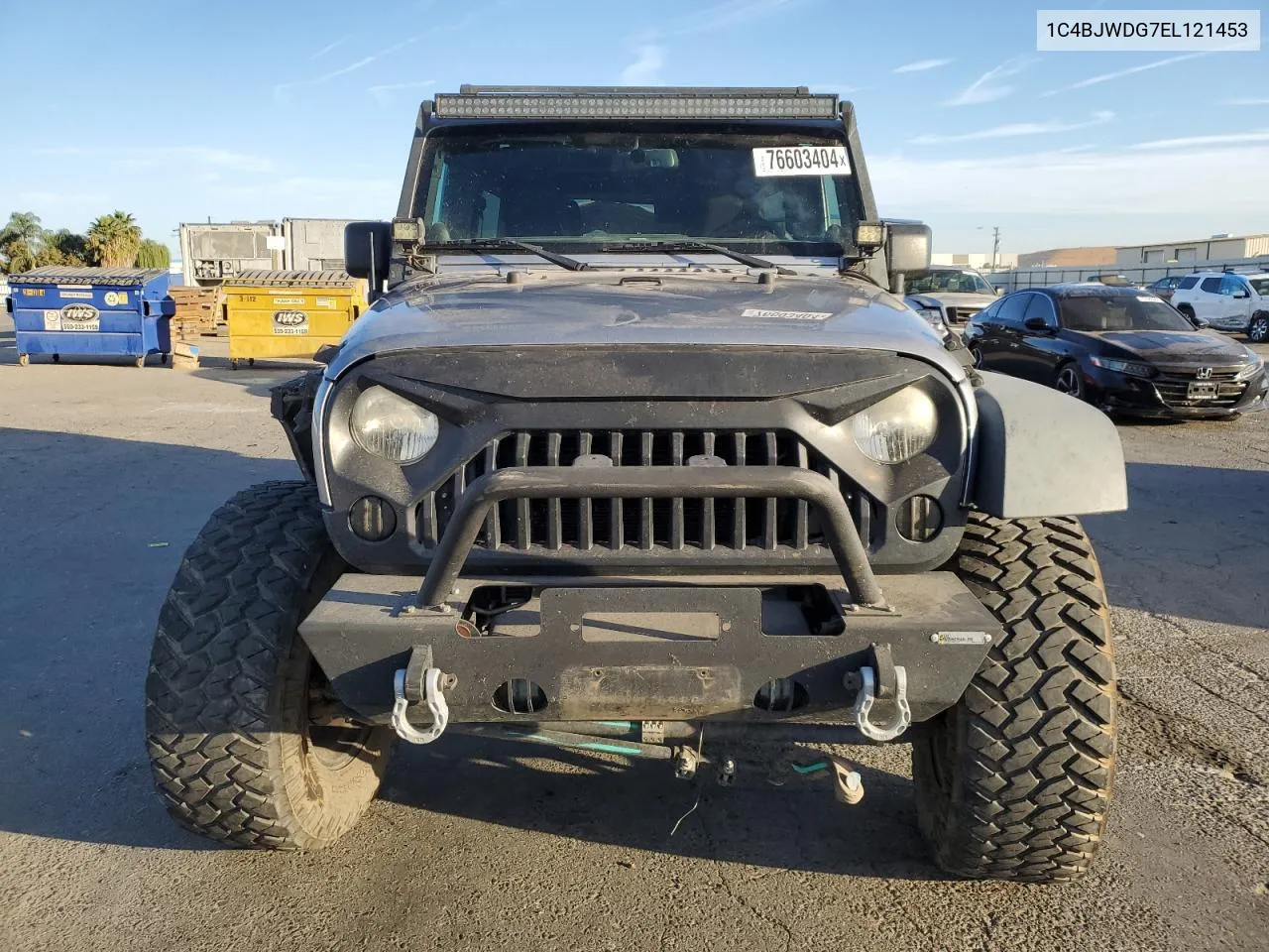 2014 Jeep Wrangler Unlimited Sport VIN: 1C4BJWDG7EL121453 Lot: 76603404