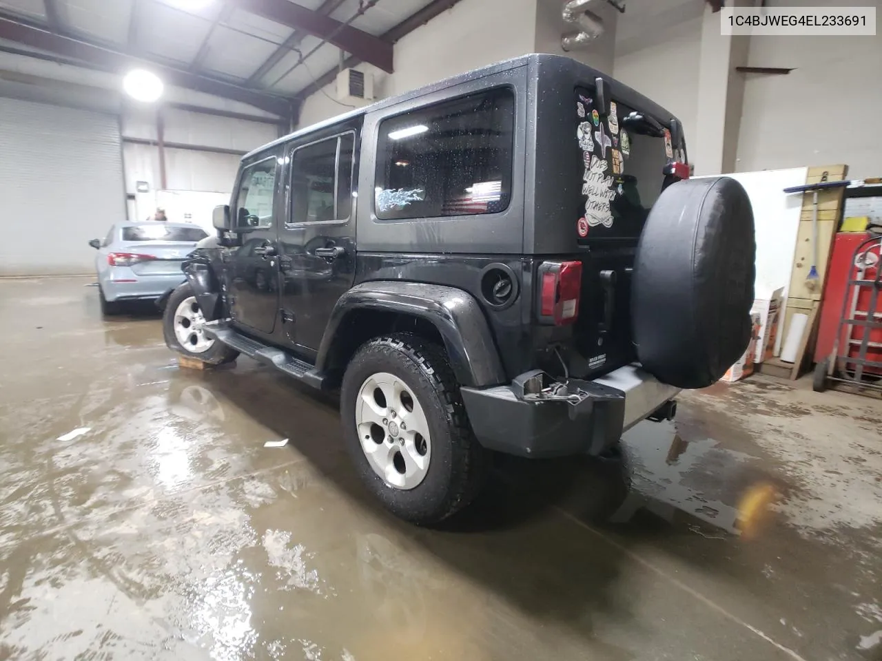 2014 Jeep Wrangler Unlimited Sahara VIN: 1C4BJWEG4EL233691 Lot: 76764464