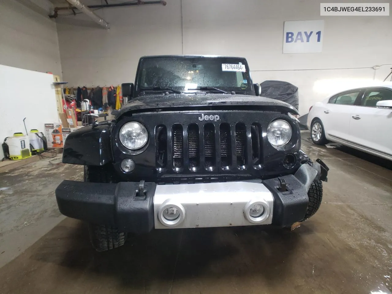 2014 Jeep Wrangler Unlimited Sahara VIN: 1C4BJWEG4EL233691 Lot: 76764464