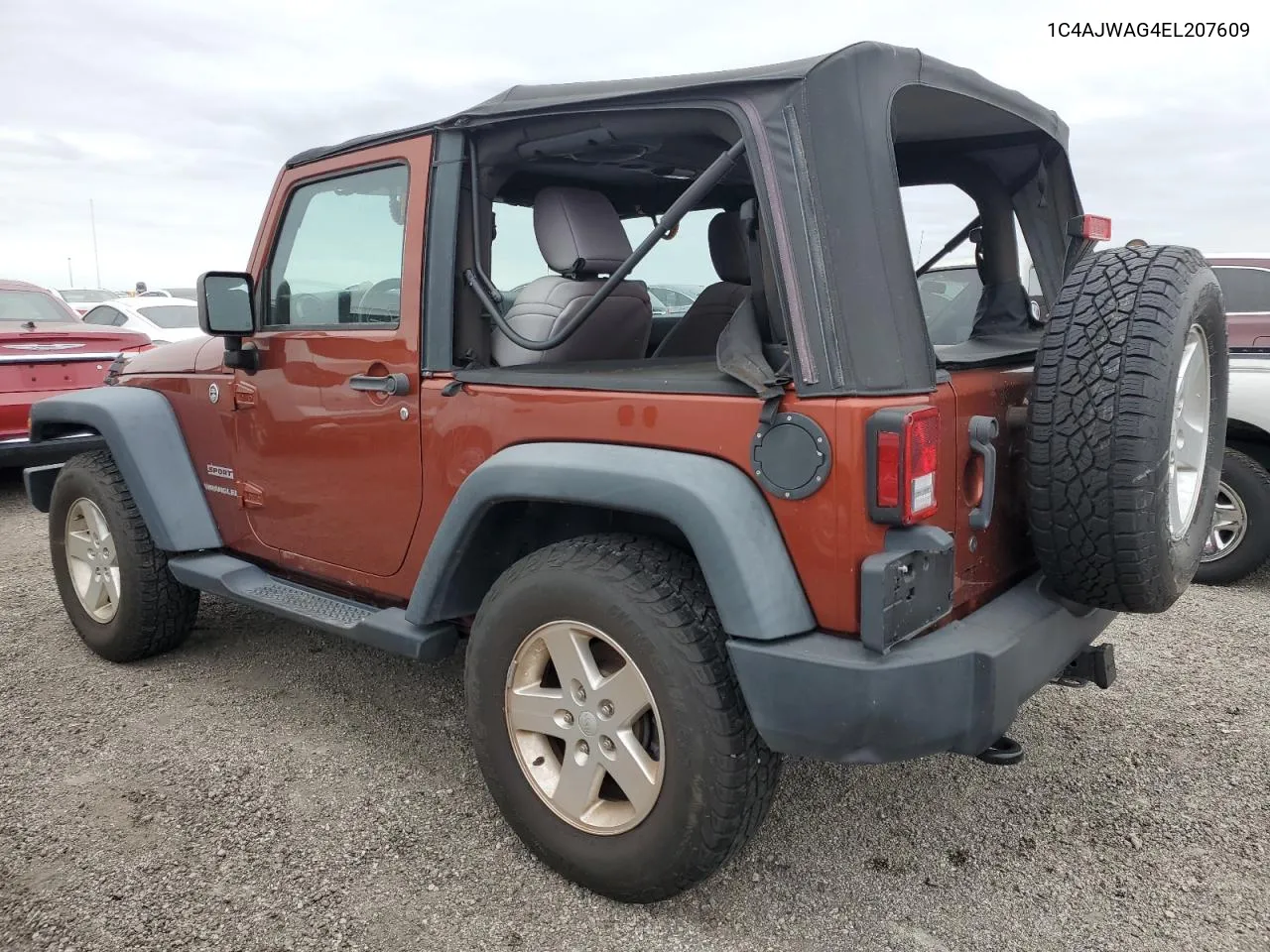 2014 Jeep Wrangler Sport VIN: 1C4AJWAG4EL207609 Lot: 76906944