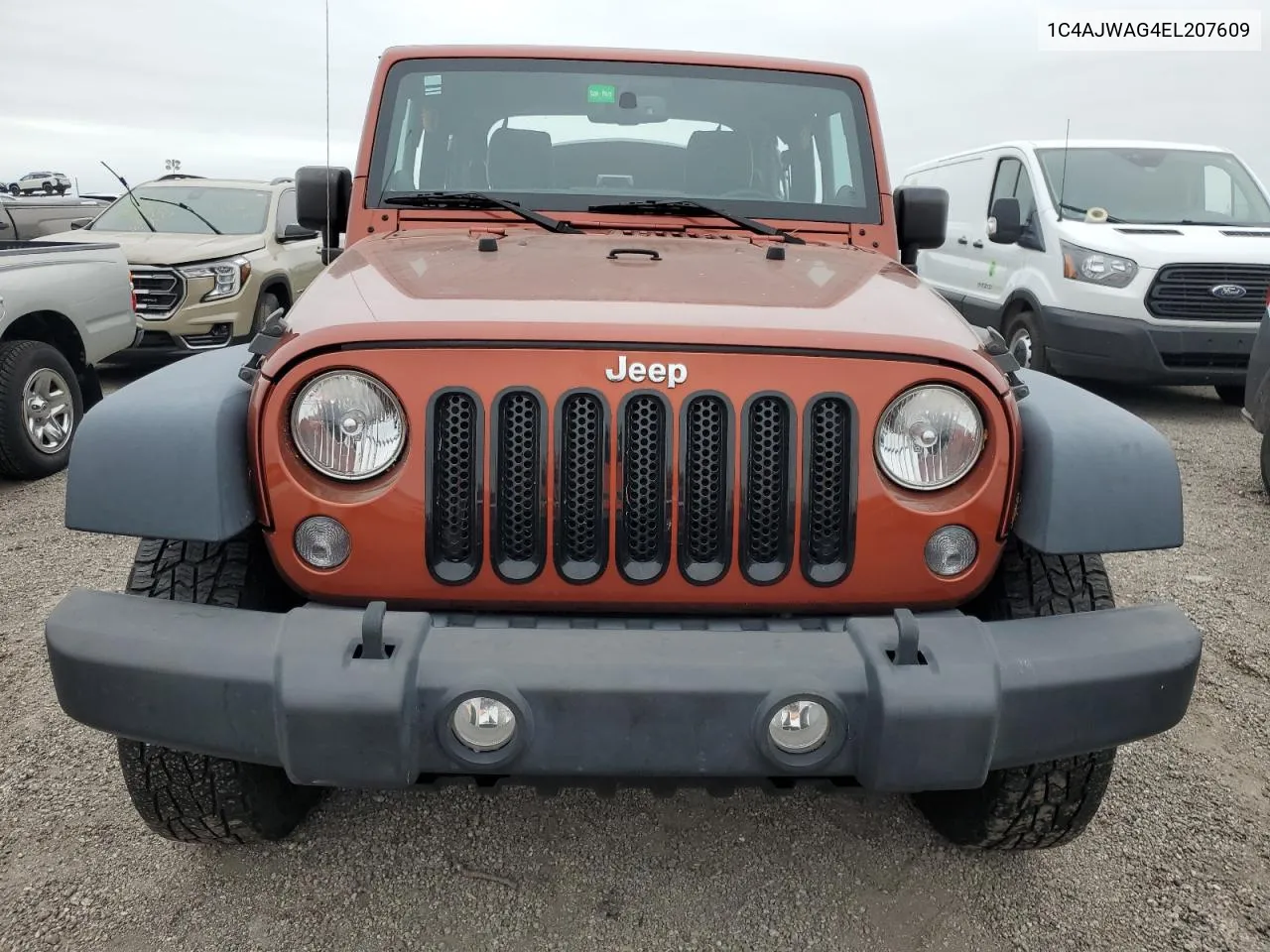 2014 Jeep Wrangler Sport VIN: 1C4AJWAG4EL207609 Lot: 76906944