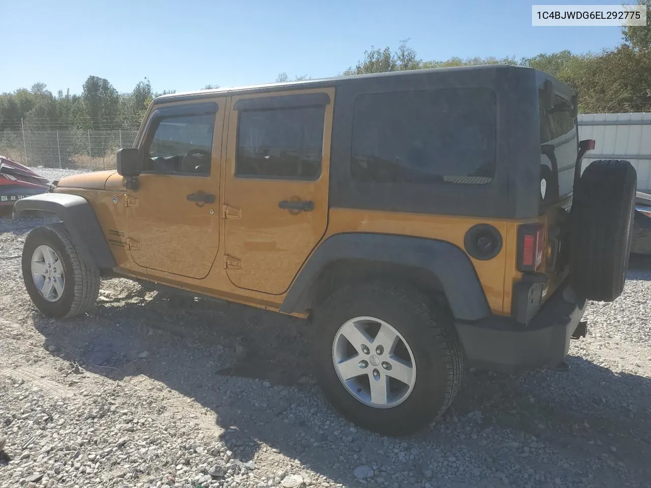 2014 Jeep Wrangler Unlimited Sport VIN: 1C4BJWDG6EL292775 Lot: 77032064