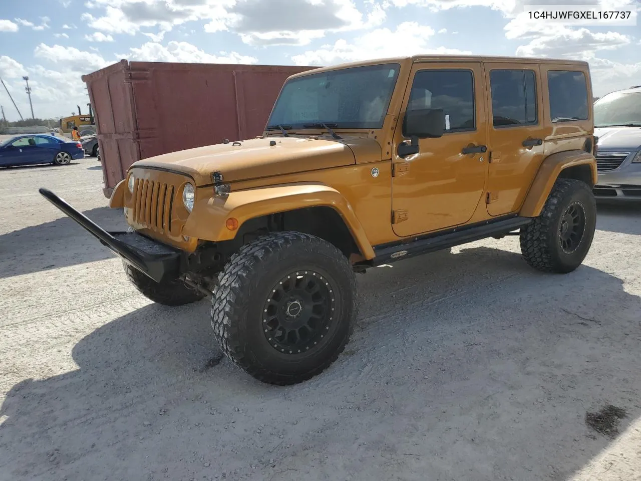 1C4HJWFGXEL167737 2014 Jeep Wrangler Unlimited Rubicon