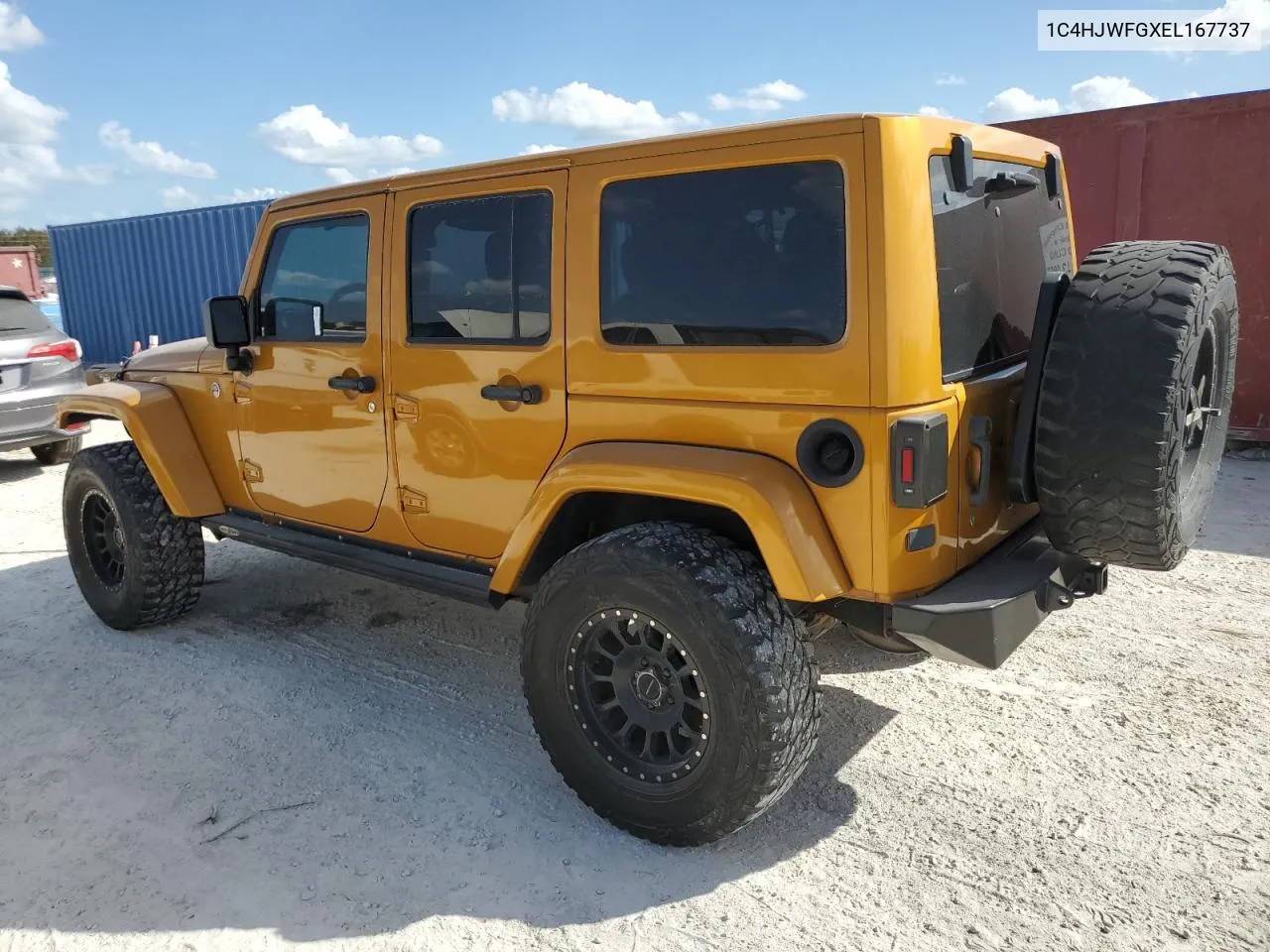 2014 Jeep Wrangler Unlimited Rubicon VIN: 1C4HJWFGXEL167737 Lot: 77240414