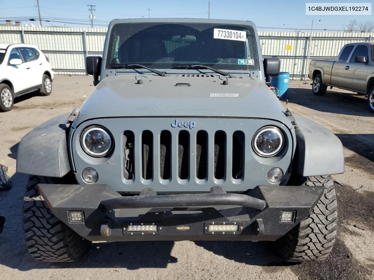 2014 Jeep Wrangler Unlimited Sport VIN: 1C4BJWDGXEL192274 Lot: 77330104