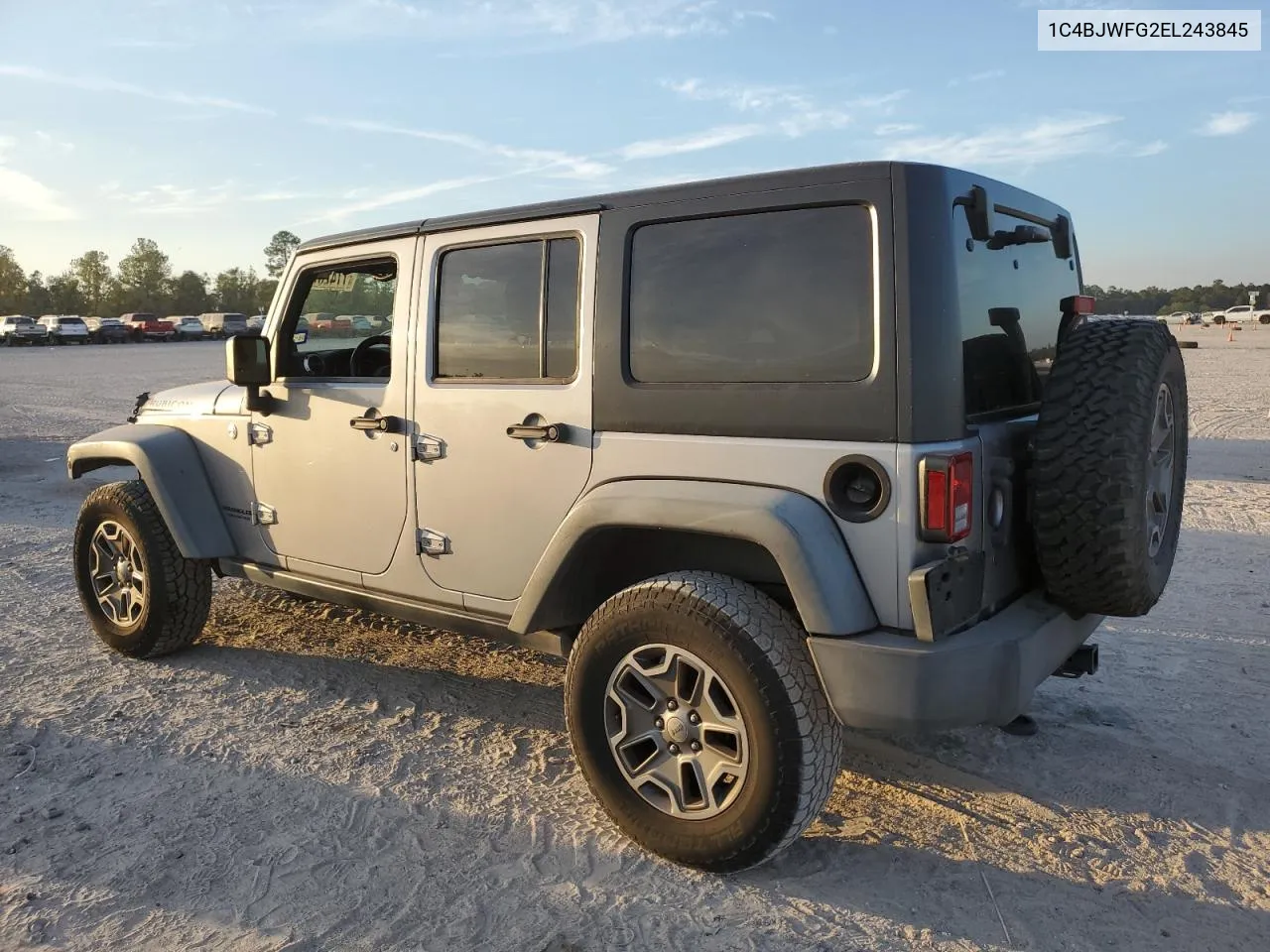 2014 Jeep Wrangler Unlimited Rubicon VIN: 1C4BJWFG2EL243845 Lot: 77423734