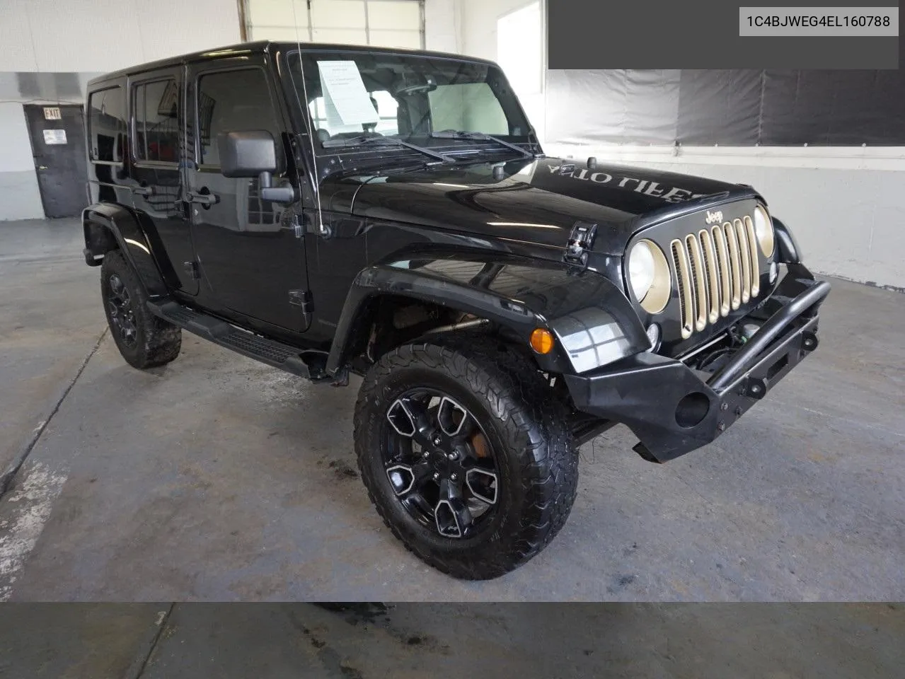 2014 Jeep Wrangler Unlimited Sahara VIN: 1C4BJWEG4EL160788 Lot: 77482874