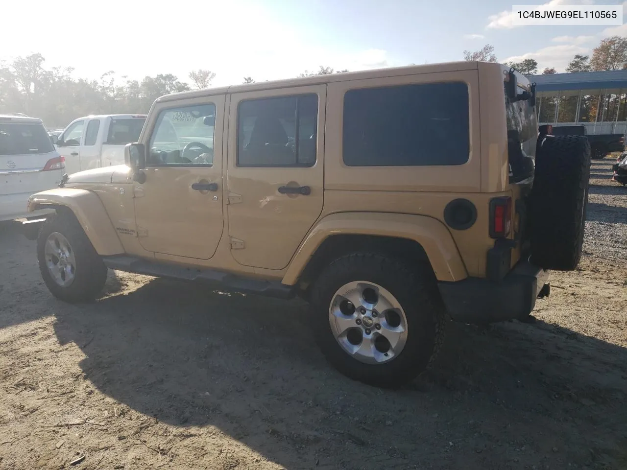 2014 Jeep Wrangler Unlimited Sahara VIN: 1C4BJWEG9EL110565 Lot: 77579354