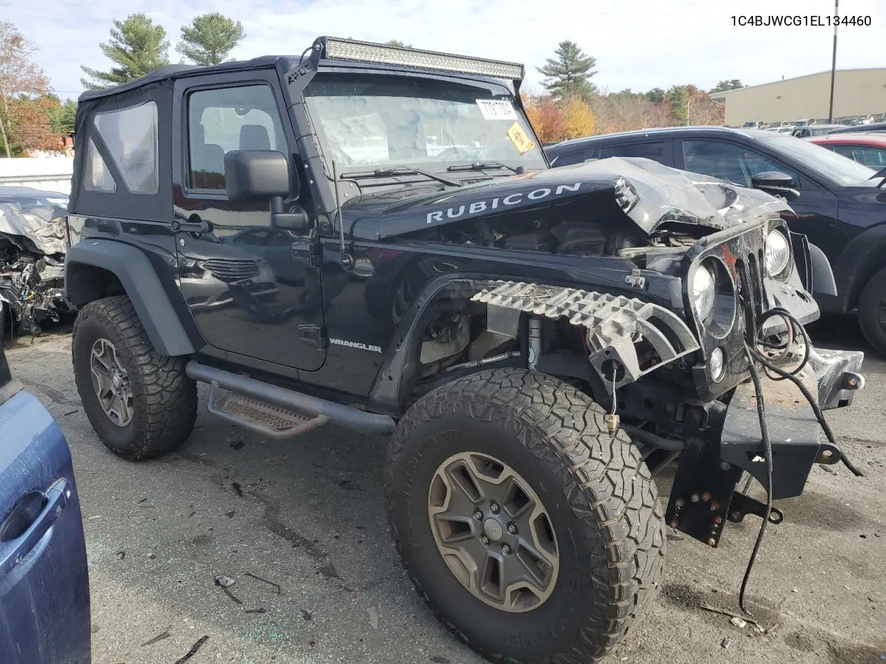 2014 Jeep Wrangler Rubicon VIN: 1C4BJWCG1EL134460 Lot: 77917004